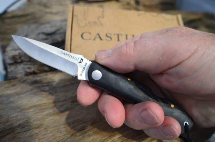 Castillo Torre C3 Midnite Black Micarta B2 knives for sale